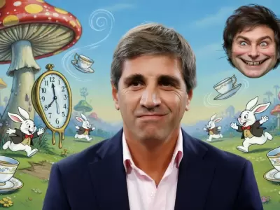 Caputo y Milei en el Pa�s de las Maravillas