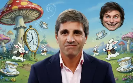 Caputo y Milei en el Pa�s de las Maravillas