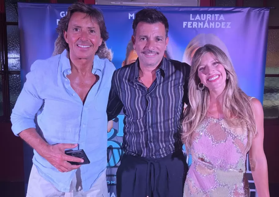Martín Bossi, Gustavo Bermúdez y Laurita Fernández