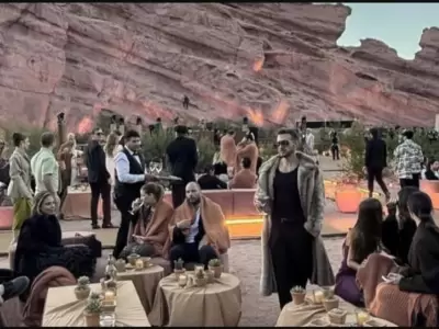 Boda en la Quebrada de las Conchas, en Salta