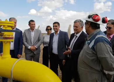 YPF termin� un gasoducto clave en A�elo