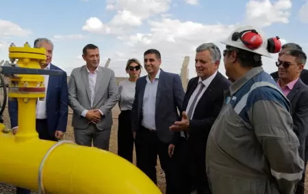 YPF termin� un gasoducto clave en A�elo