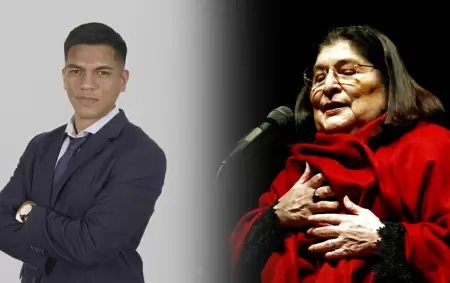 El funcionario libertario Enzo Ferreira atac� a Mercedes Sosa.