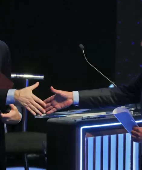 Javier Milei y Sergio Massa