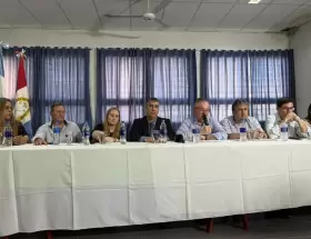 Las autoridades provinciales encabezaron una conferencia