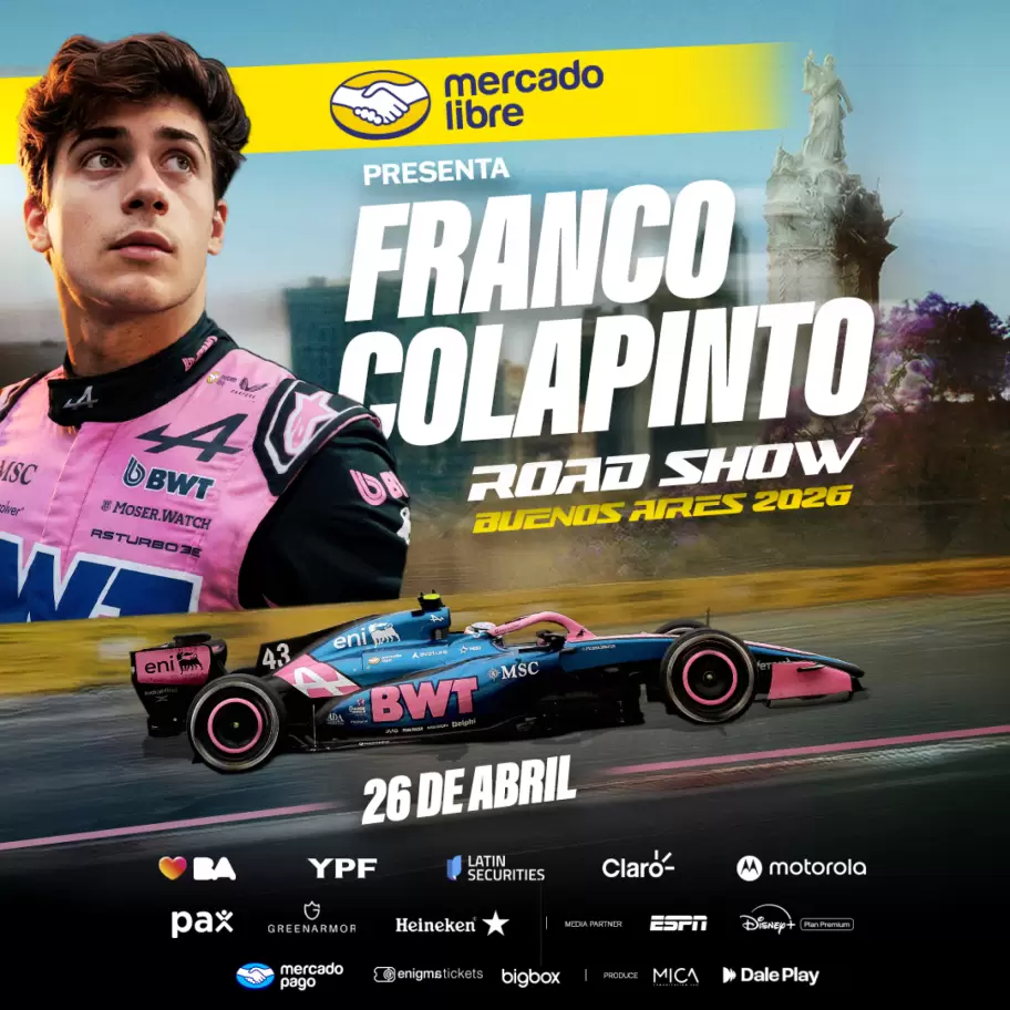 Franco Colapinto en Argentina