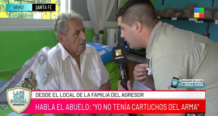 Habló el abuelo del adolescente que disparó y mató a Ian Cabrera