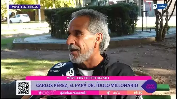Carlos P�rez, pap� de Enzo P�rez.