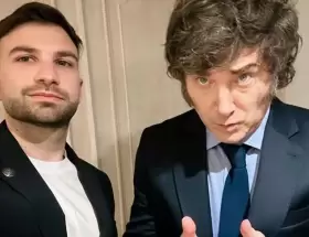 Javier Milei y Mauricio Novelli