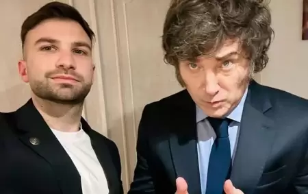 Javier Milei y Mauricio Novelli