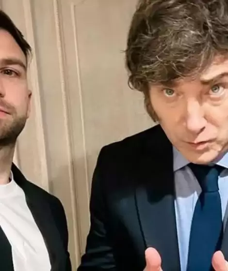 Javier Milei y Mauricio Novelli