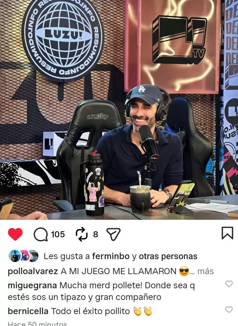 El comentario "buena onda" de Migue Granados que llam� la atenci�n