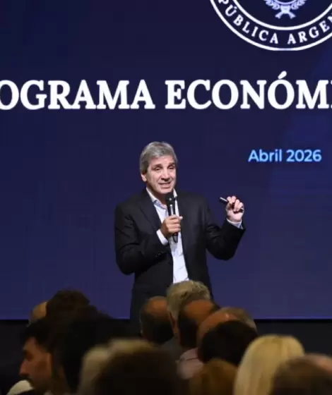 Caputo en la Bolsa de Comercio de Rosario