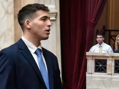 Federico Sharif Menem, de apenas 24 a�os, sobrino de Mart�n y "Lule" Menem, quien accedi� a un pr�stamo de 357 millones de pesos