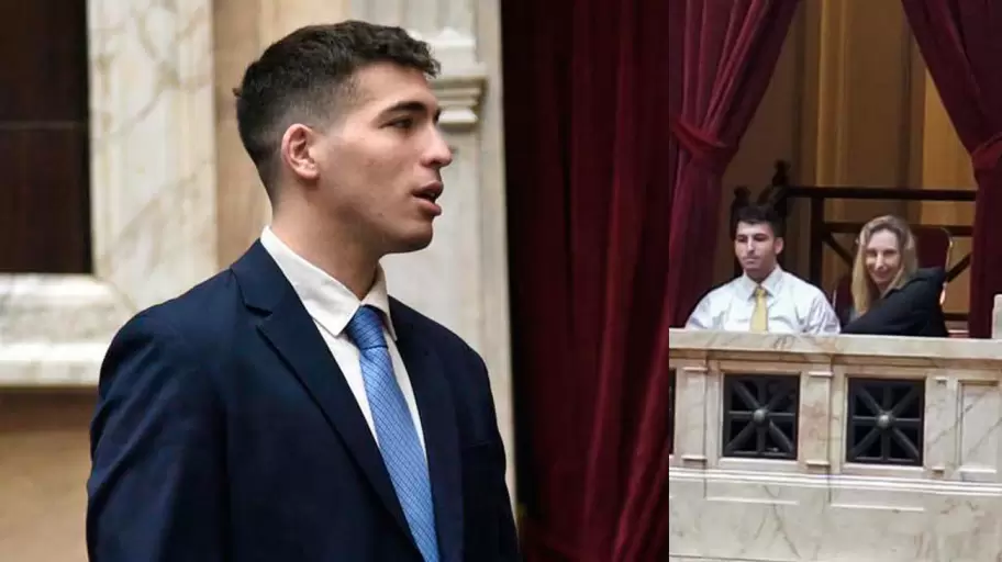 Federico Sharif Menem, de apenas 24 años, sobrino de Martín y "Lule" Menem, quien accedió a un préstamo de 357 millones de pesos