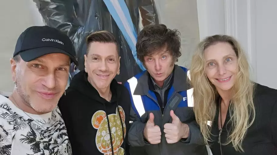 El encuentro entre Roberto Piazza y Javier Milei en Olivos