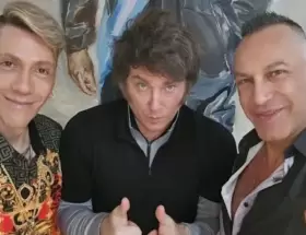 El encuentro entre Roberto Piazza y Javier Milei en Olivos