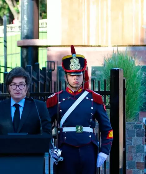 Javier Milei encabez� un nuevo aniversario del D�a del Veterano y de los Ca�dos en la Guerra de Malvina