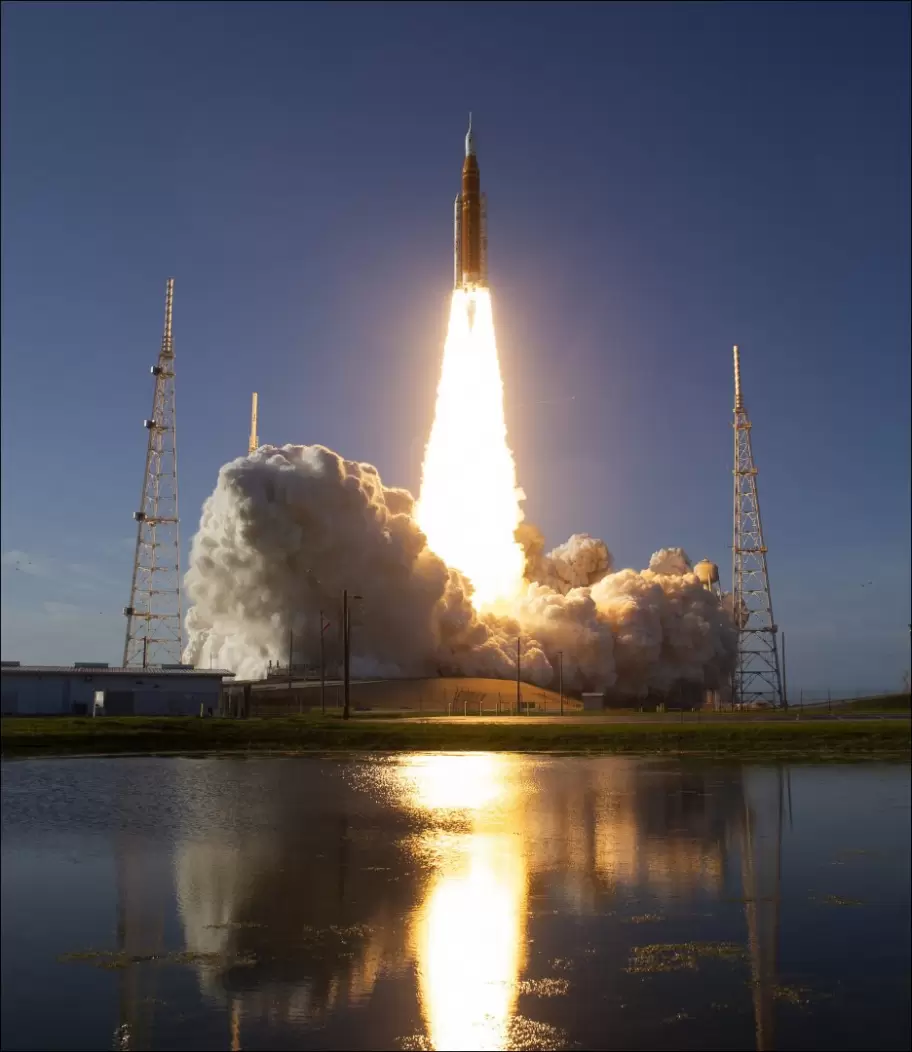 As� fue el despegue del Artemis II