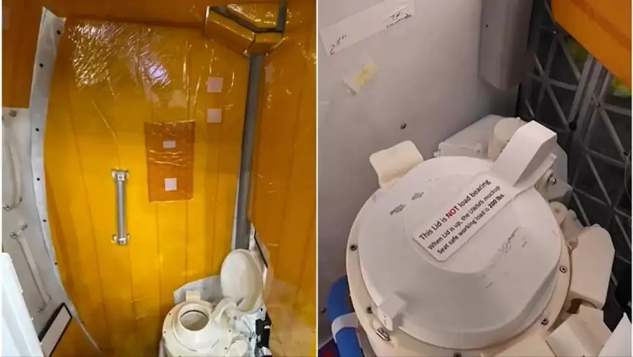 La tripulaci�n report� un problema con el inodoro de la nave espacial Ori�n