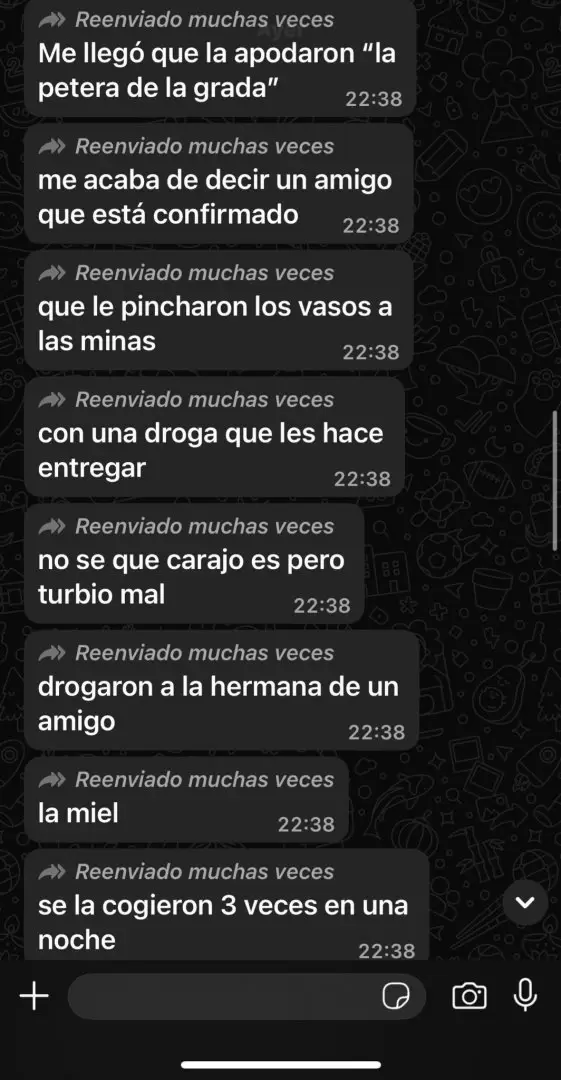 El caso se viraliz� por mensajes y videos en las redes.