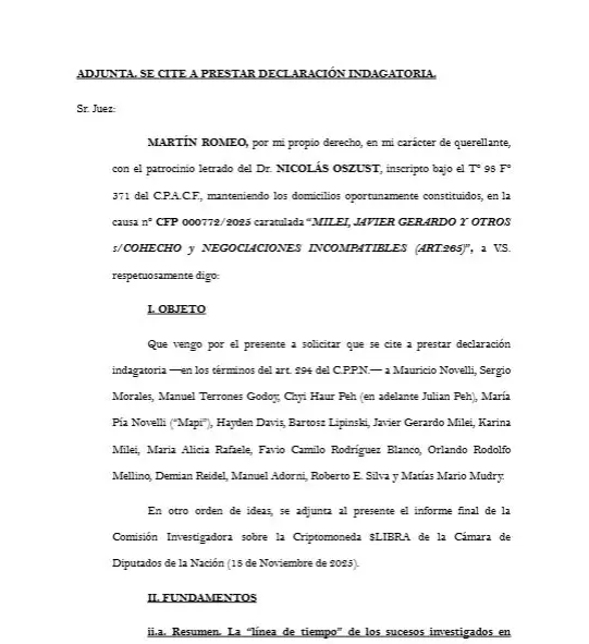 El escrito tiene m�s de 200 p�ginas.