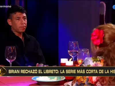 Andrea del Boca hizo llorar a Brian Sarmiento tras una cena rom�ntica