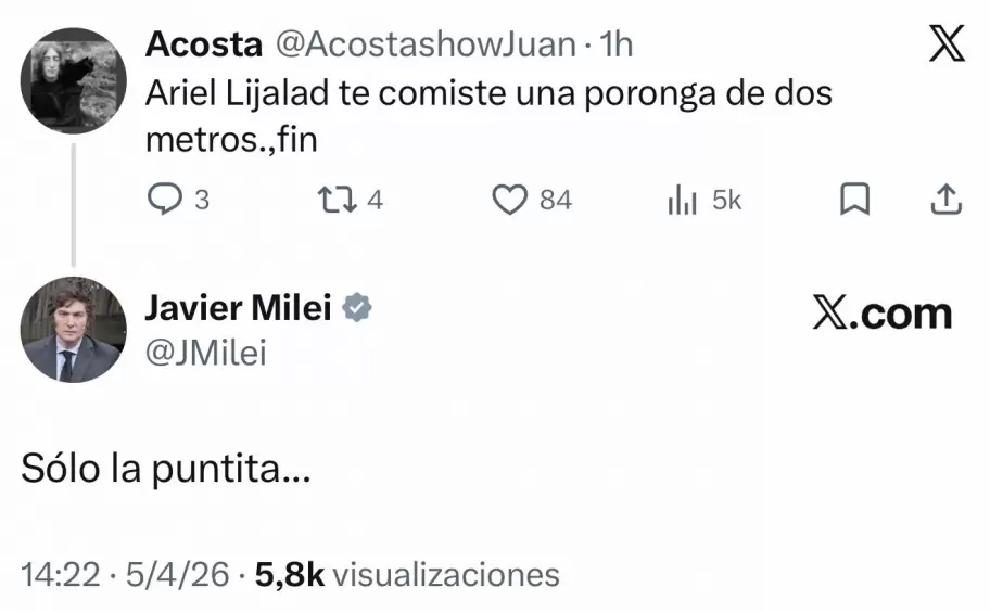 El despreciable comentario del presidente de la Nación