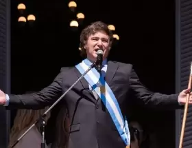 Javier Milei en Casa Rosada