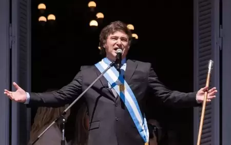 Javier Milei en Casa Rosada