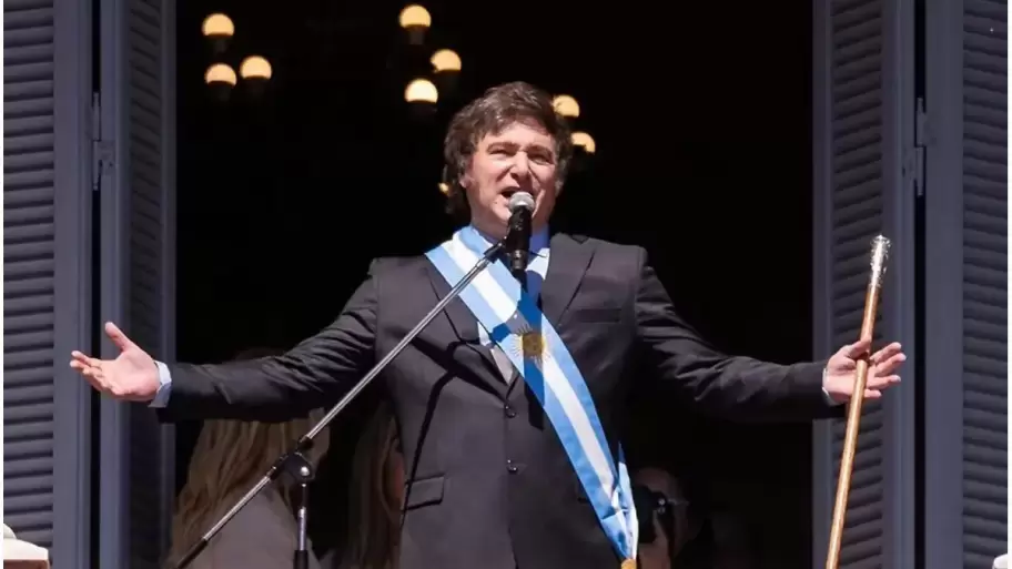 Javier Milei en Casa Rosada