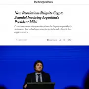 Siete llamadas, pagos y un esc�ndalo global: el New York Times tambi�n golpea a Milei por el caso $LIBRA