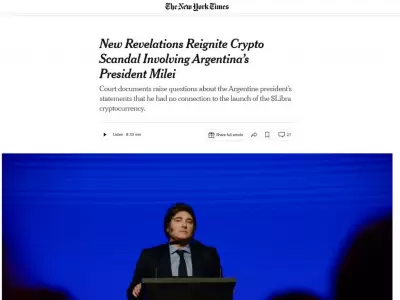 La nota publicada por el New York Times