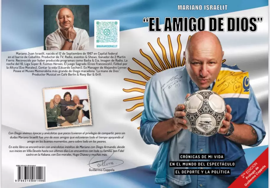 Autor del libro "El amigo de D10S"