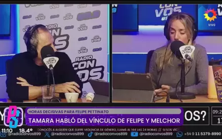 Tamara Pettinato defini� a Melchor Rodrigo como un "compa�ero de consumo" de su hermano Felipe
