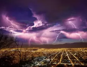 Servicio Meteorol�gico Nacional en alerta m�xima