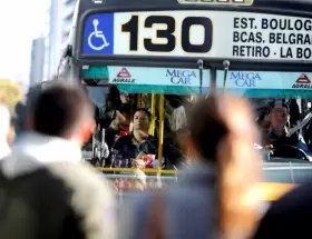 Paro de colectivos en el AMBA