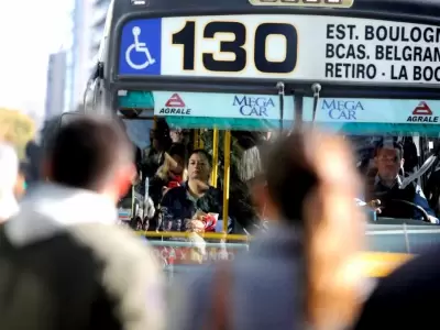 Paro de colectivos en el AMBA