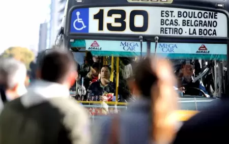 Paro de colectivos en el AMBA