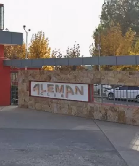 El Club Alem�n de Mendoza, donde se denunciaron los abusos a una menor de edad durante un bautismo de hockey femenino.
