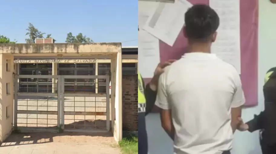 Un adolescente de 17 años ingresó armado con un revólver cargado con seis balas a su escuela