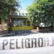 Explot� un neum�tico cerca de un colegio, los alumnos se asustaron y saltaron del primer piso: 8 heridos