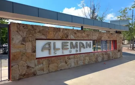 El Club Alem�n de Mendoza, donde se denunciaron los abusos a una menor de edad durante un bautismo de hockey femenino.