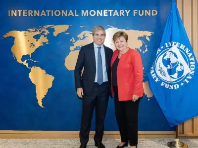 Luis Caputo y Kristalina Georgieva