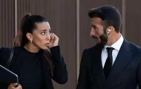 Cinthia Fern�ndez acompa�� a Roberto Castillo a Comodoro Rivadavia a tomar la defensa del padre de �ngel L�pez.