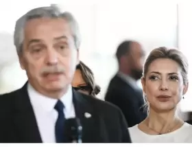 Alberto Fern�ndez y �Fabiola Ya�ez