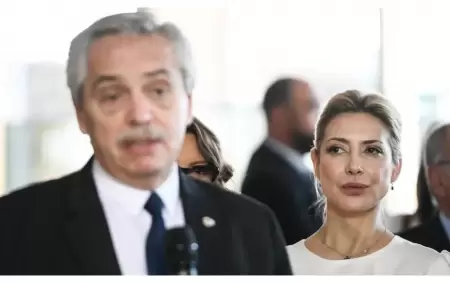 Alberto Fern�ndez y �Fabiola Ya�ez