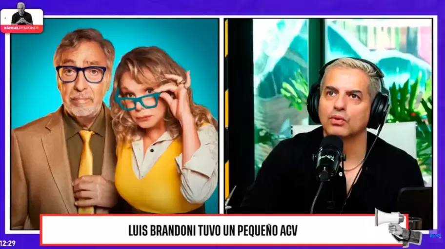 �ngel de Brito fue quien revel� que Luis Brandoni hab�a sido internado