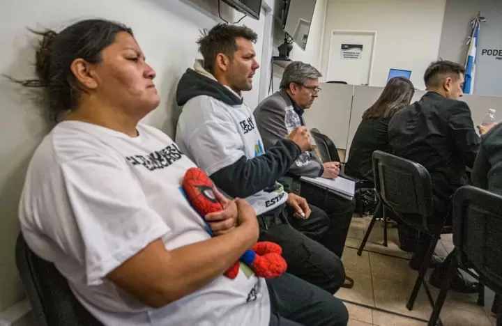 Luis L�pez junto a Lorena Andrade