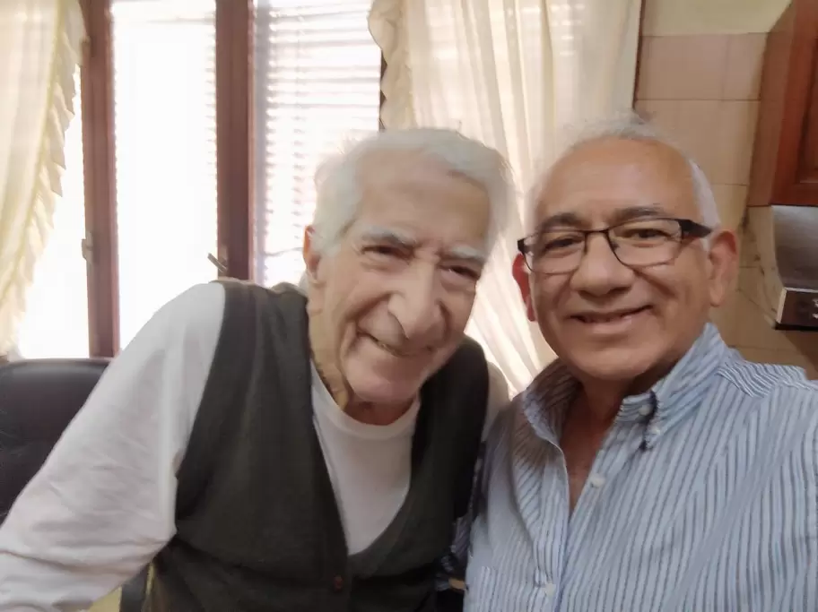 Juan Carlos Castiella junto a Ren�n Castellanos.